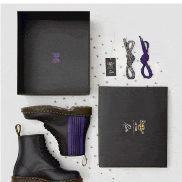 🦋Needles x Dr. Martens Limited Edition 1460 Boots - Picture 13 of 14